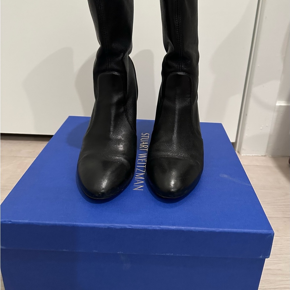 Stuart Weitzman Black Yuliana Women's Boots